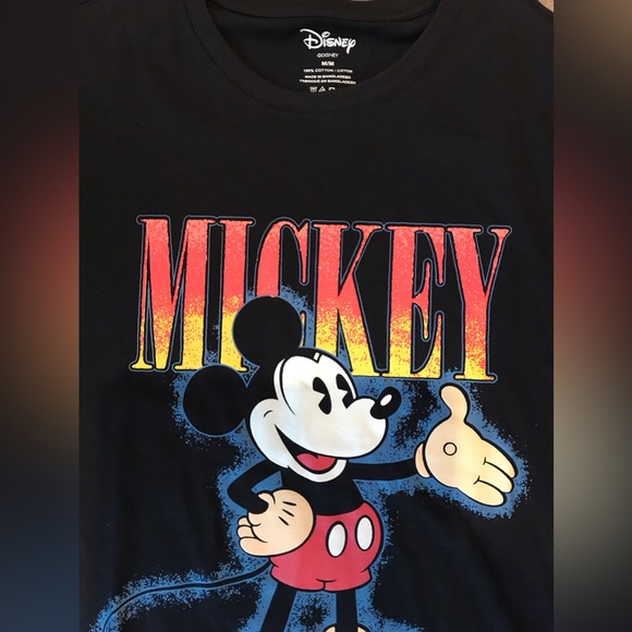 NWT Disney Mickey Mouse BLK Tshirt - Picture 3 of 3
